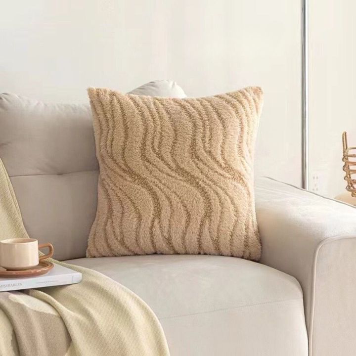 Set of two super soft velvet cushion covers by The Gharnish, featuring plush fabric and elegant style.