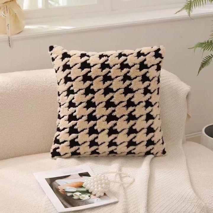 Set of two super soft velvet cushion covers by The Gharnish, featuring plush, luxurious fabric and stylish design for home decor.