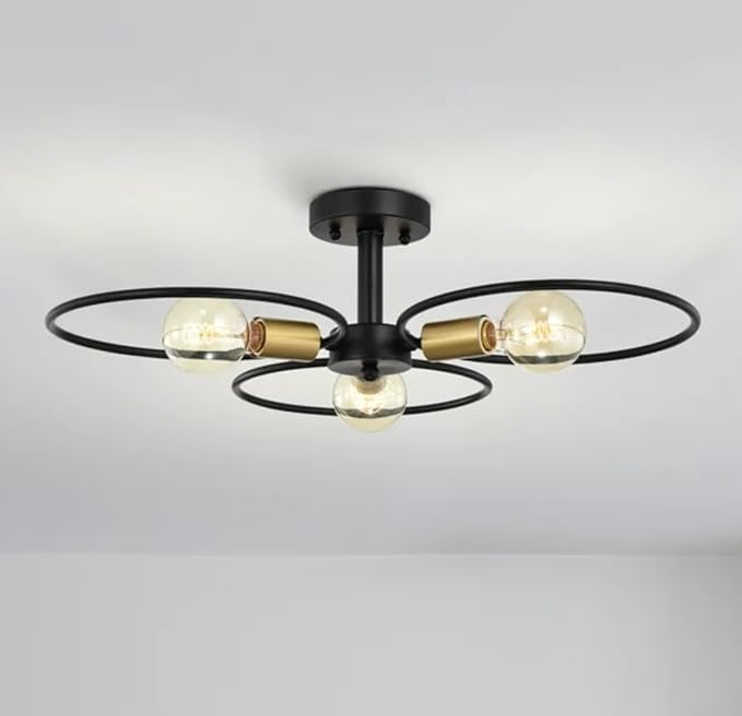The Gharnish Nordic ceiling light fixture designed for living rooms and offices, featuring a modern, minimalist ceiling-mounted design.