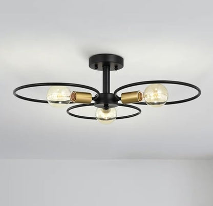The Gharnish Nordic ceiling light fixture designed for living rooms and offices, featuring a modern, minimalist ceiling-mounted design.