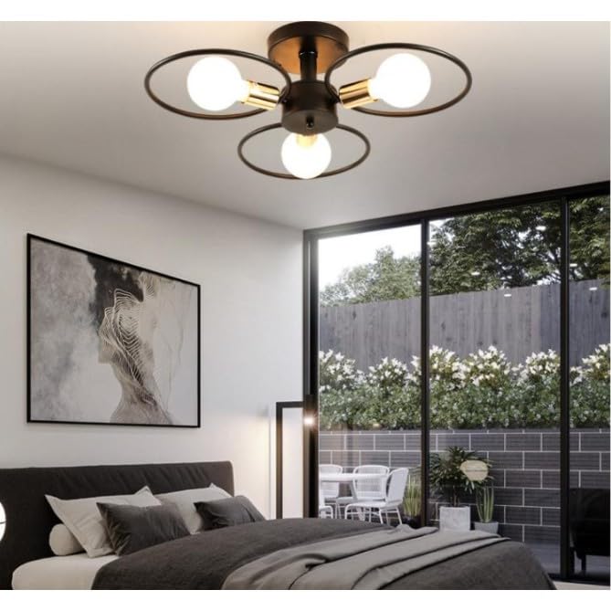 Nordic ceiling light from The Gharnish, stylish fixture suitable for living rooms and offices, featuring a modern design.
