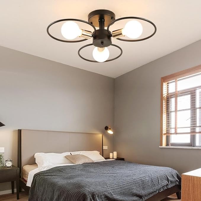 Nordic ceiling light from The Gharnish, designed for living rooms and offices, featuring a sleek, modern lighting fixture.