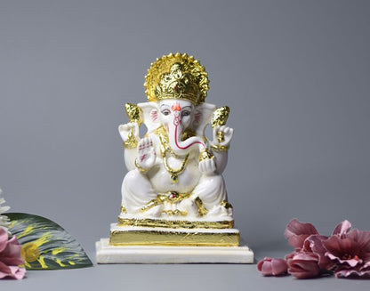 Heavy Ganesha Gods figurine by The Gharnish, featuring detailed carved Hindu deity statue with intricate design.