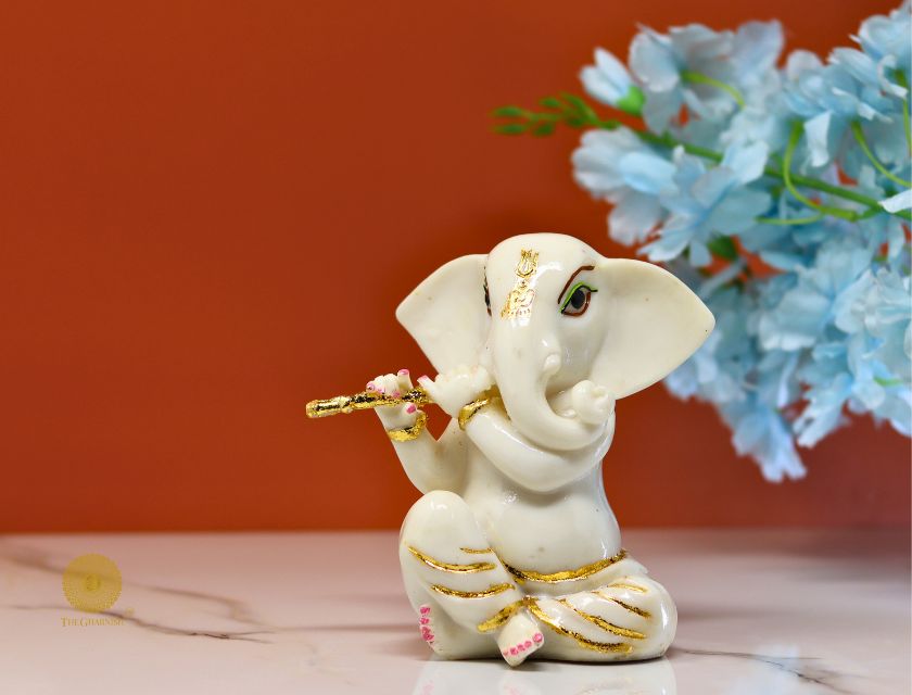 Mini Murali Ganehsa Statue - The Gharnish - A Unit of Satkala Creations