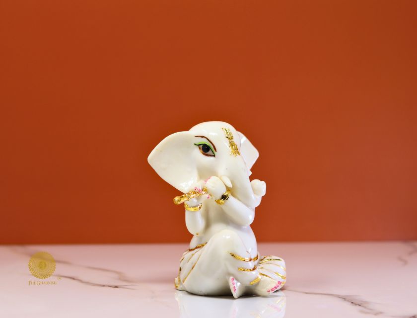 Mini Murali Ganehsa Statue - The Gharnish - A Unit of Satkala Creations
