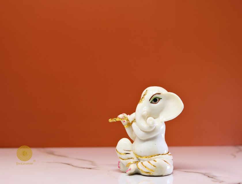 Mini Murali Ganehsa Statue - The Gharnish - A Unit of Satkala Creations