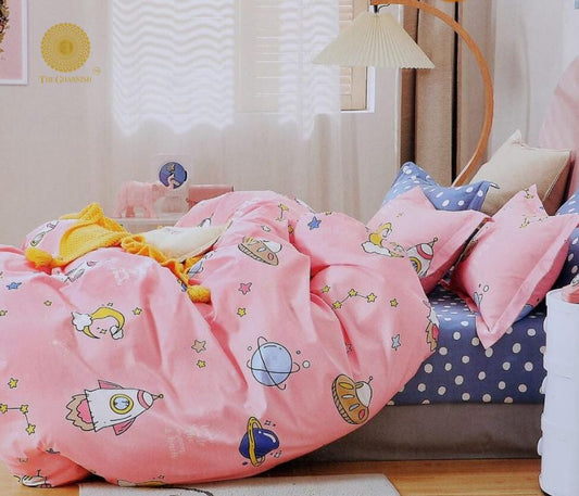 Pink for Princess Bedding Set - The Gharnish - A Unit of Satkala Creations