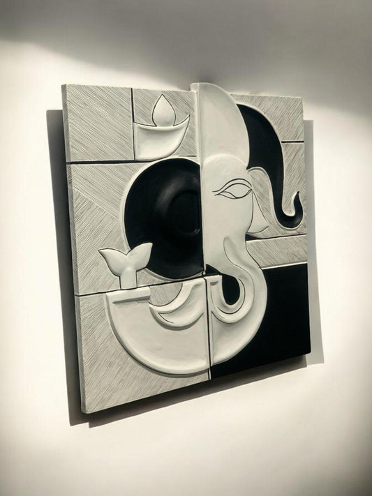 Bring divine grace into your home with our beautifully illustrated 3D Ganesha Wall Art. A perfect blend of tradition and modern craftsmanship, designed to uplift your space with positivity and elegance. 