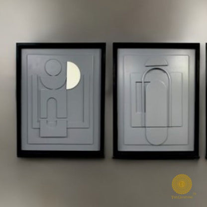 Premium Wooden Design Cat Wall Art (12x15 Inches Each) - The Gharnish - A Unit of Satkala Creations