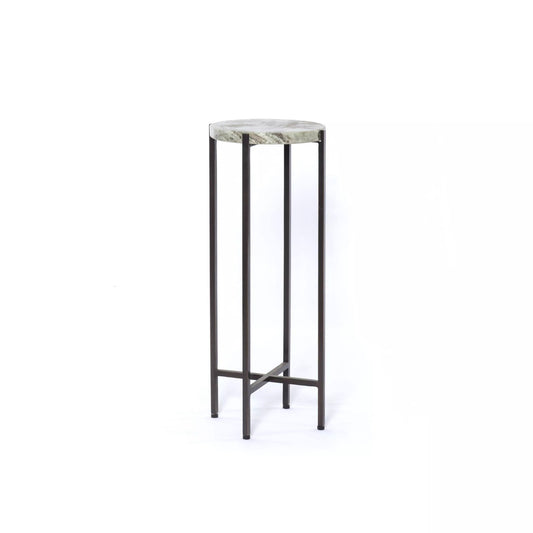 Iron Bar Table with Marble Top - The Gharnish - A Unit of Satkala Creations
