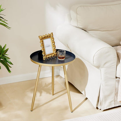 Round Metal 3 Leg Table for Bedroom or living room - The Gharnish - A Unit of Satkala Creations