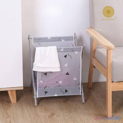 Folding Laundry Basket - The Gharnish - A Unit of Satkala Creations