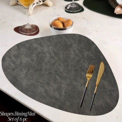 Modern Leather Heat Resistand and Stylish Table Mats - The Gharnish - A Unit of Satkala Creations