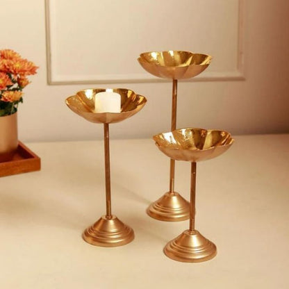 Flower Bowl Urli with Stand by The Gharnish, decorative ceramic bowl with elegant stand, ideal for floral arrangements and home decor.