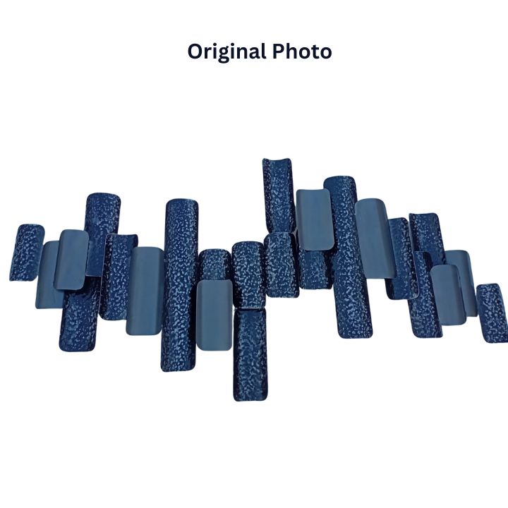 Irregular abstract metal wall art by The Gharnish featuring creative, modern wall hanging design for contemporary interior decor.