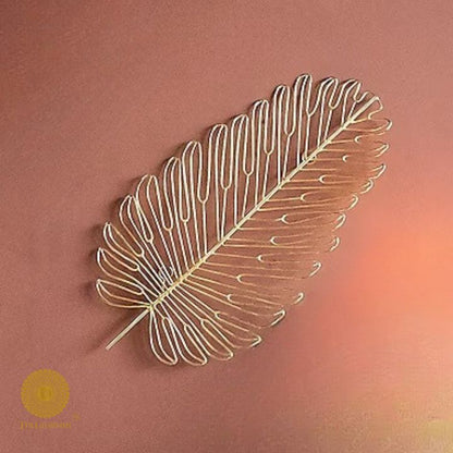 Set of 2 Palm Leaf Wall Art - The Gharnish - A Unit of Satkala Creations