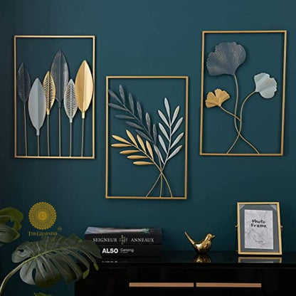 Set of 3 Panels Wall Art (16x24 Inches Each) - The Gharnish - A Unit of Satkala Creations