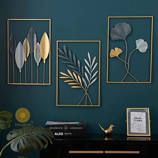 Set of 3 Panels Wall Art (16x24 Inches Each) - The Gharnish - A Unit of Satkala Creations