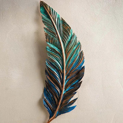 Decorative feathers wall art by The Gharnish, 12x36 inches, featuring vibrant feather designs for stylish wall decor.