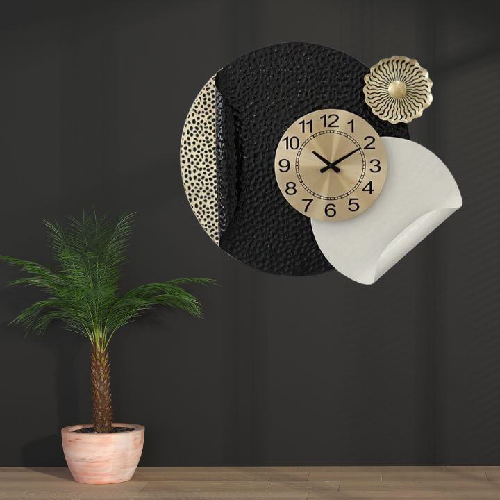 Big Circles Wall Clock (24 Inches ) - The Gharnish - A Unit of Satkala Creations