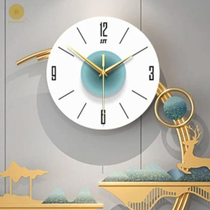 Chronical Nature Wall Clock (37x21 Inches) - The Gharnish - A Unit of Satkala Creations