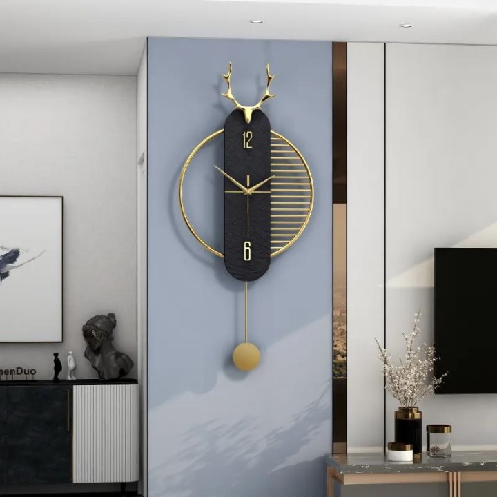 Modern Contemporary round textured wall clock (12x27 Inches) - The Gharnish - A Unit of Satkala Creations