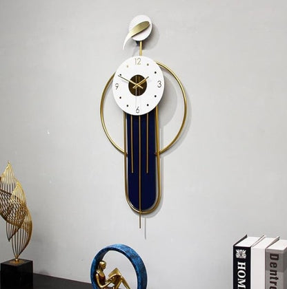 New Pattern Decorative Wall Clock (32*15 Inches) - The Gharnish - A Unit of Satkala Creations