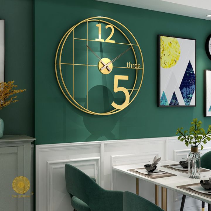 Numeric Double Ring Wall Clock (24 Inches Dia) - The Gharnish - A Unit of Satkala Creations