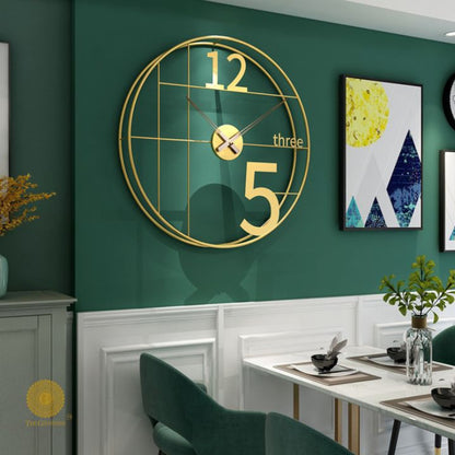 Numeric Double Ring Wall Clock (24 Inches Dia) - The Gharnish - A Unit of Satkala Creations
