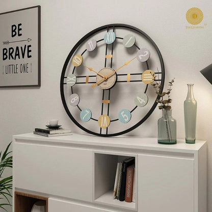Roman Numieric Wall Clock (24 Inches Dia) - The Gharnish - A Unit of Satkala Creations