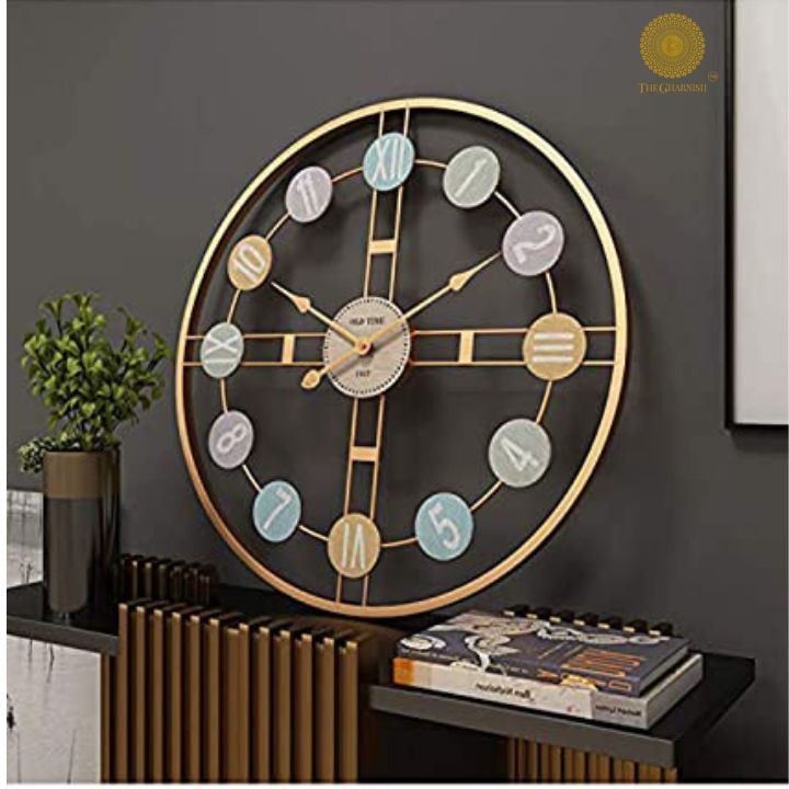 Roman Numieric Wall Clock (24 Inches Dia) - The Gharnish - A Unit of Satkala Creations