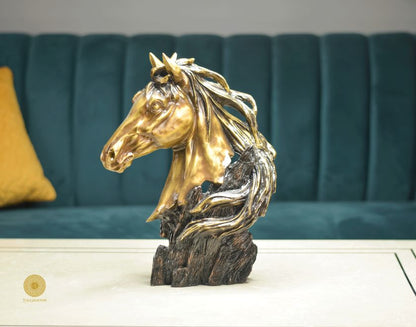 Modern Hair Horse Sclupture (6x12x16 Inches) - The Gharnish - A Unit of Satkala Creations