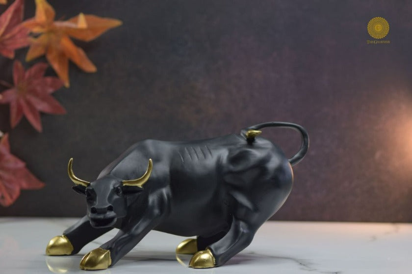 Charging Bull Figurine - The Gharnish - A Unit of Satkala Creations