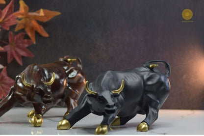 Charging Bull Figurine - The Gharnish - A Unit of Satkala Creations