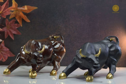 Charging Bull Figurine - The Gharnish - A Unit of Satkala Creations