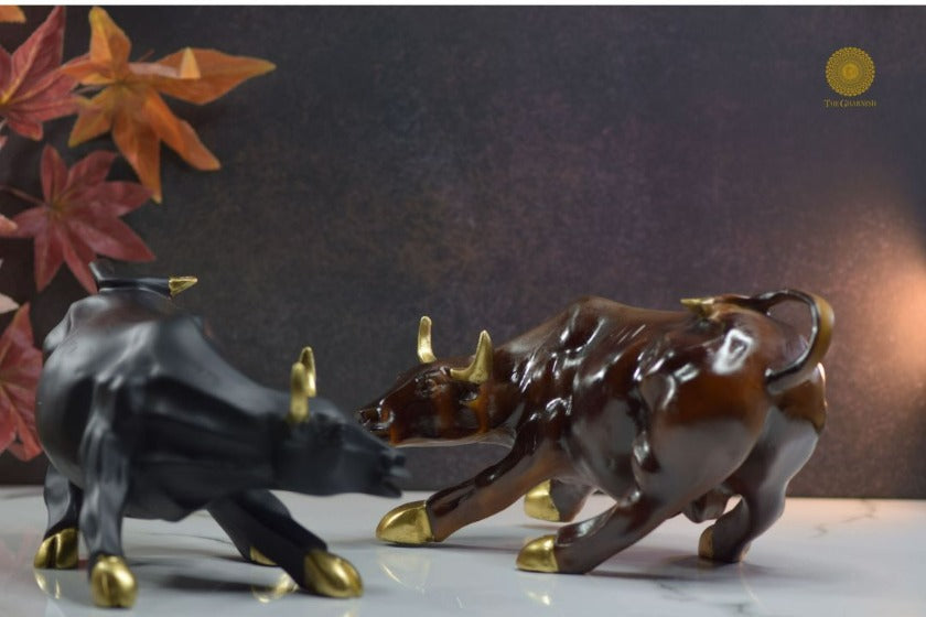 Charging Bull Figurine - The Gharnish - A Unit of Satkala Creations