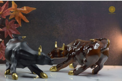 Charging Bull Figurine - The Gharnish - A Unit of Satkala Creations