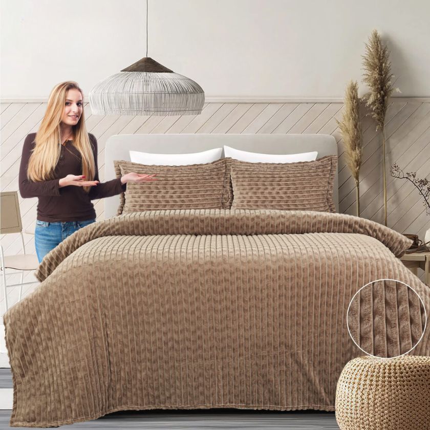 Pure Wool Rich Bedsheet - The Gharnish - A Unit of Satkala Creations