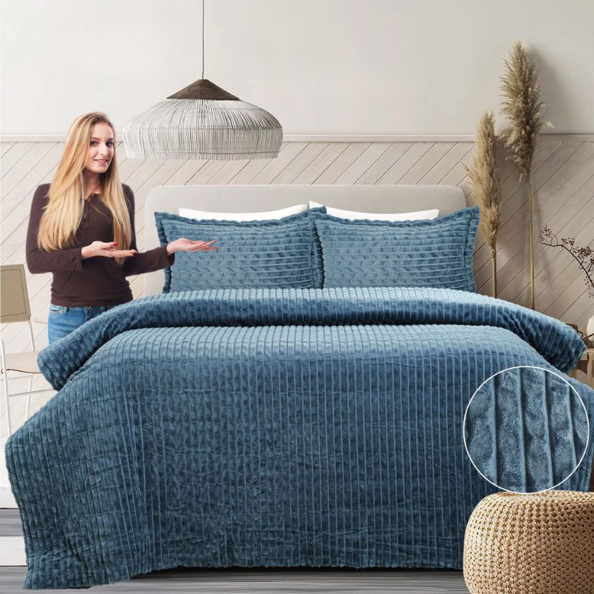 Pure Wool Rich Bedsheet - The Gharnish - A Unit of Satkala Creations