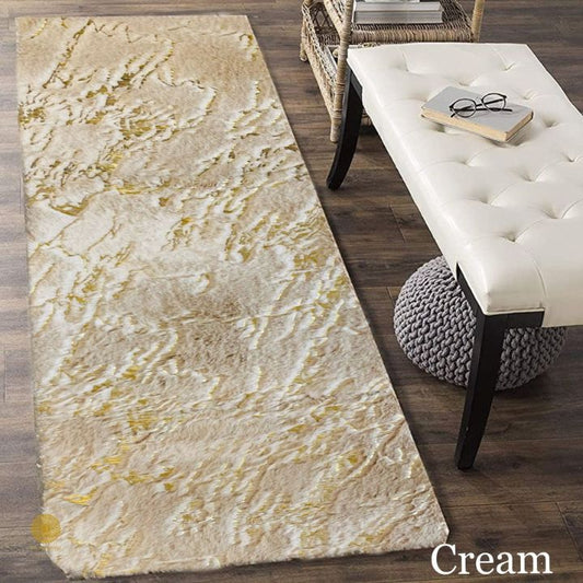 Ultrasoft Rabbit fur Bedside Runner & Rugs - The Gharnish - A Unit of Satkala Creations