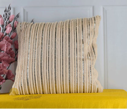 Golden Plated Cushion Cover Set of 2 - The Gharnish - A Unit of Satkala Creations