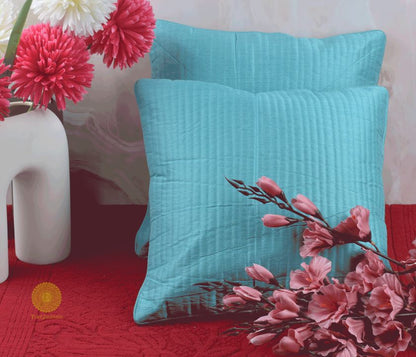 Contemporary Striped Cushon Cover Set of 2 - The Gharnish - A Unit of Satkala Creations