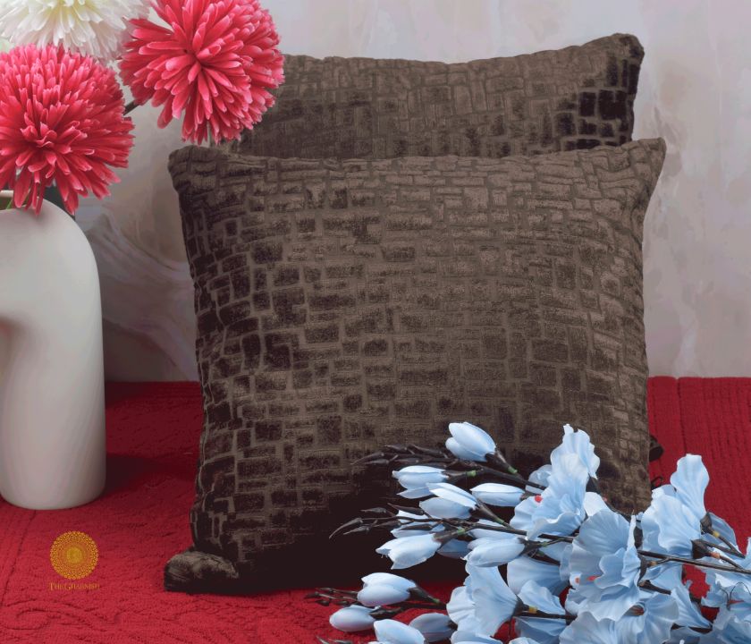 Unique Pettern Cushion Cover Set of 5 - The Gharnish - A Unit of Satkala Creations