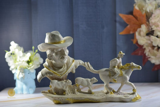 Cowboy Action Figurine - The Gharnish - A Unit of Satkala Creations