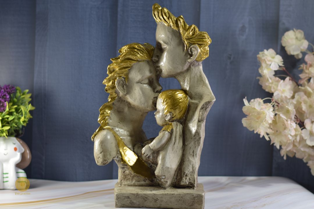 Loving Family figurine by TheGharnish showing a family sculpture with detailed figures and warm expressions.