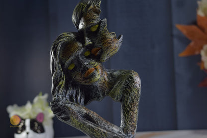 Modern Love Couple figurine by TheGharnish, showcasing a romantic sculpture of a couple in a modern art style.