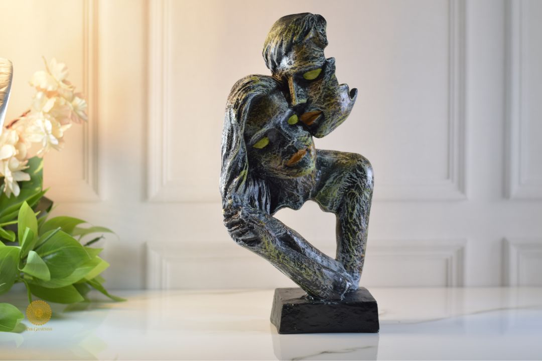 Modern Love Couple figurine by TheGharnish, depicting a romantic couple in a stylish, contemporary sculpture.
