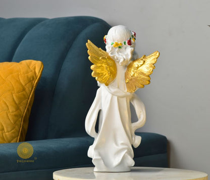 Praying angel figurine by TheGharnish, 6x12 inch statue with detailed angel design in a peaceful prayer pose.