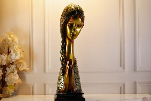 Welcome Lady figurine by TheGharnish, decorative statue of a graceful lady with detailed features and elegant attire.
