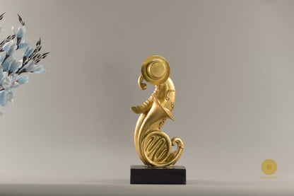 Fushion Trumpet Musical Instrument Statue - The Gharnish - A Unit of Satkala Creations